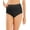 Black, variant on Women's Bali 2324 Full-Cut-Fit Stretch Cotton Brief Panty (White 7)