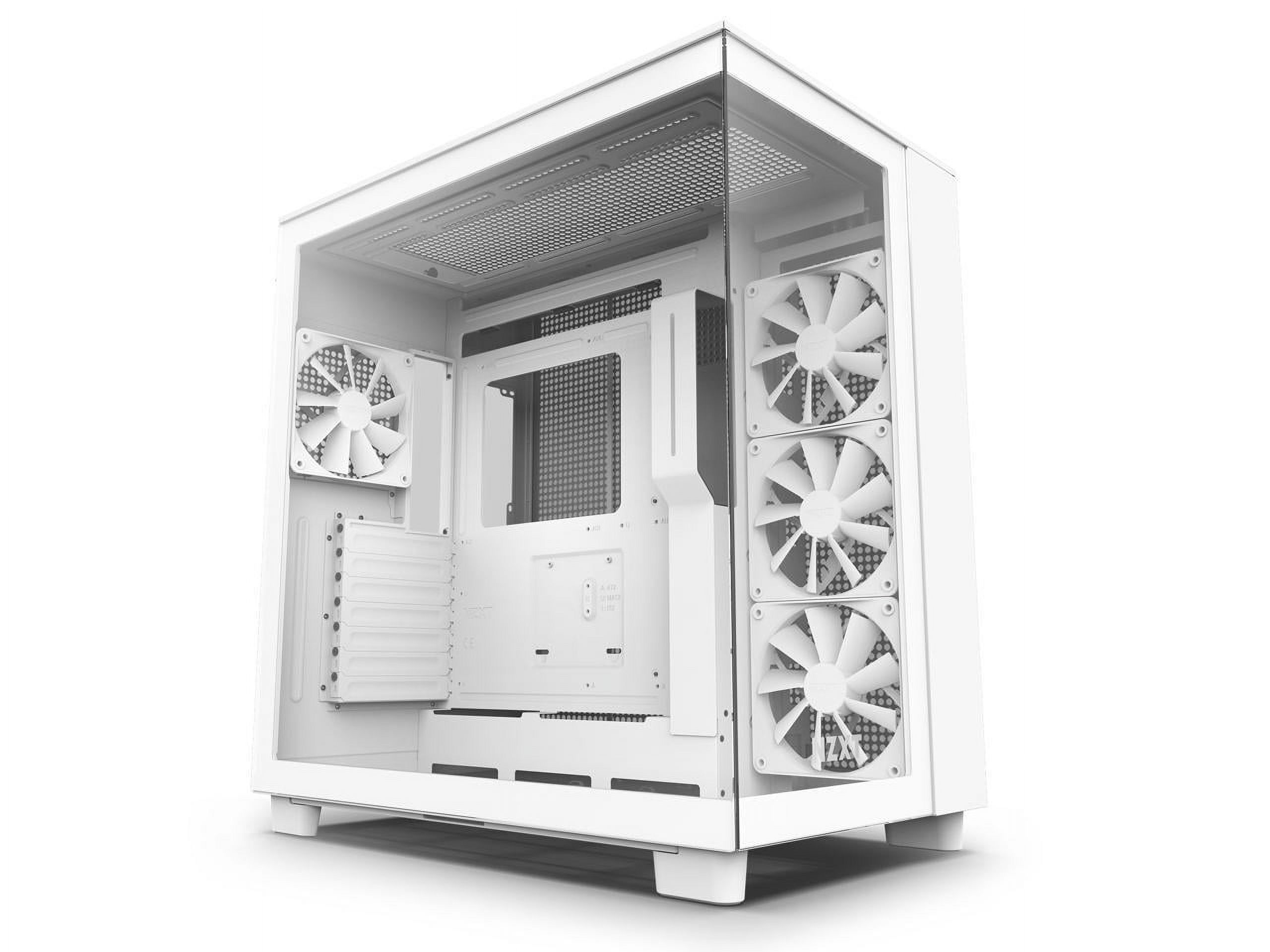 NZXT H9 Flow - All White - CM-H91FW-01 - Dual-Chamber Mid-Tower 