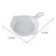 thumbnail image 4 of EeaseMX Bandeja de cerámica para hornear, plato para aperitivos, bandeja para hornear doméstica con asa para restaurantes, cenas en casa (blanca), 4 of 7