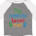 thumbnail image 4 of Inktastic Me Meemaw Loves Me Cute Boys or Girls Long Sleeve Baby Bodysuit, 4 of 5