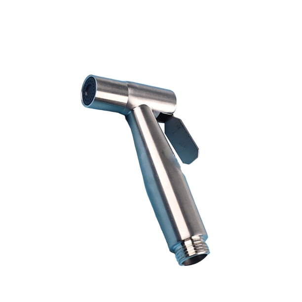 Toystoory Boquilla de bidé, rociador de inodoro a prueba de herrumbre, cabezal de descarga, práctico refuerzo de acero inoxidable, cabezal de ducha de Accesorios de baño Aerosol único Toystoory HA061404-01B