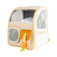 thumbnail image 2 of Mochila Portátil jinwen para Transporte de Viaje de gato Portador de gato transparente, 2 of 8