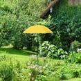 thumbnail image 6 of figatia Plant Umbrella Garden Umbrella Lightweight 20 inch Versatile Shade Cloth for Outdoor Plants for Patio Backyard Flower Outside Yellow, 6 of 8
