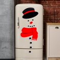 thumbnail image 3 of Etiqueta engomada del refrigerador Sunnimix Muñeco de nieve PVC magnético Imanes de nevera 20 × 30 cm, 3 of 8