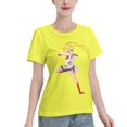 thumbnail image 2 of T-Shirt Basique à Manches Courtes pour Femmes Sailor Moon Lièvre Lunaire, 2 of 6