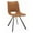 Cognac, variant on SAFAVIEH Mika Modern Tufted Dining Chair, Cognac, Set of 2 (23.8 in. W x 19.3 in. D x 33 in. H)