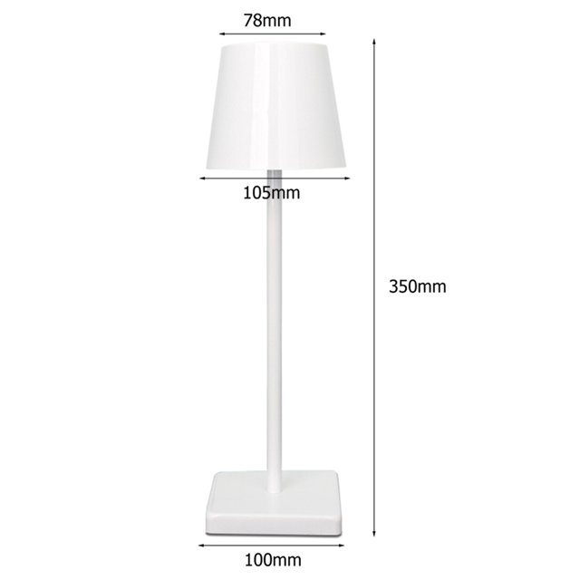 Lámpara Sensor táctil de mesa Bar Café Dormitorio Restaurante Luz nocturna (Blanco) Likrtyny Para estrenar