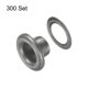 thumbnail image 3 of Kit de ojales de metal Uxcell de 300 juegos, ojal de 3mm 1/8" agujero, pequeño ojal con arandelas para zapatos, ropa, cinturones, etiquetas, bolsas, tela, cuero, proyecto de bricolaje, gris oscuro, 3 of 4