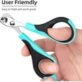 thumbnail image 4 of coupé Griffes Pour Chat Professionnel(vert Noir), Coupe Ongle Pour Chiot Lapin Oiseau Et Petits Animaux, Ciseaux Acier Inoxydable, Radian Design, 4 of 5