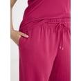 thumbnail image 4 of Terra & Sky Women's Plus Size Pull On French Terry Cloth Capris, 22” Inseam, 4 of 5