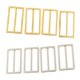 thumbnail image 1 of Diapositivas de Metal perfecl 8 Unids Hebillas Cinturones Correas Ajustador deslizante de correa, 1 of 5