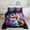 Purple Brown Teal, variant on Fox Print Bedding Comforter Sets 7pcs Woodland Wildlife Bed in a Bag Cartoon Animal Twin Bedding Sets Mystic Galaxy Nebula Comforter Set Rainbow Butterfly Bedding Sets & Collections