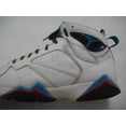 thumbnail image 2 of Ni - ke Men's 12 M Ni - ke Air Jordan 7 Retro Orion 304775-105 White Laser Blue Black Shoes, 2 of 5
