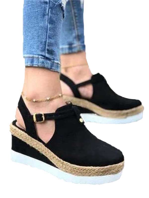 comfy platform heels