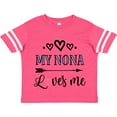 thumbnail image 3 of Inktastic My Nona Grandma Loves Me Girls Girls Toddler T-Shirt, 3 of 5