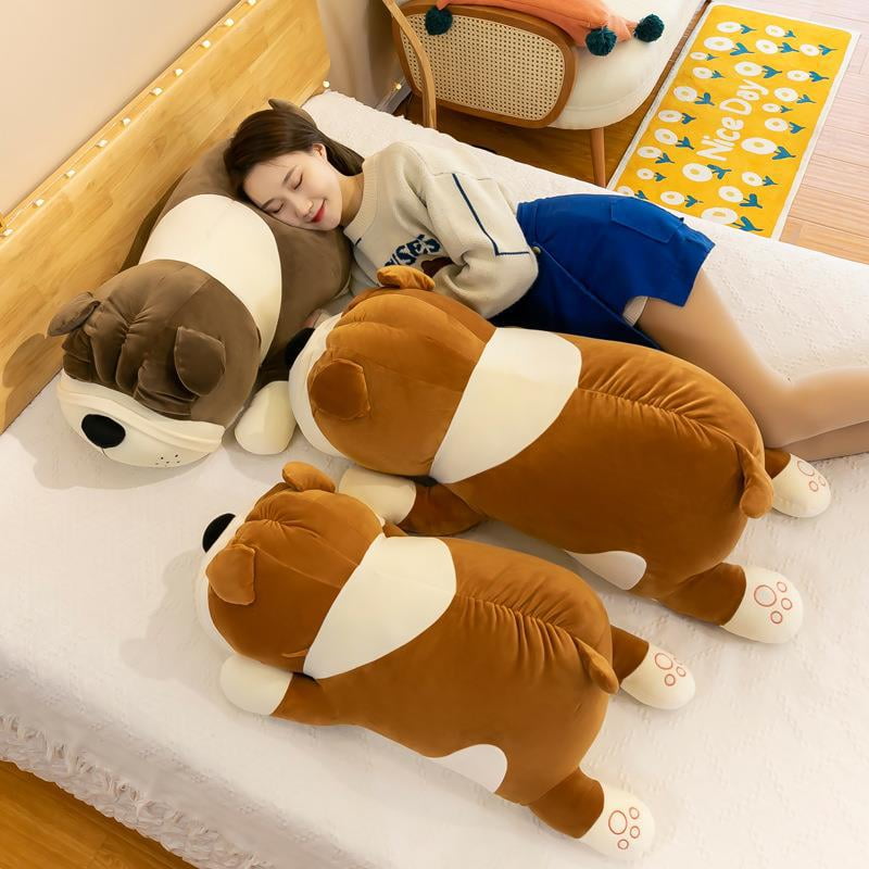 Fluffy puppy throw pillow hotsell