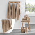 thumbnail image 4 of Casa Platino 18 Piece Towel Set - Includes 6 Large Bath Towels, 6 Hand Towels & 6 Washcloths - Highly Absorbent Cotton Towels for Bathroom - Towny Brown, 4 of 7