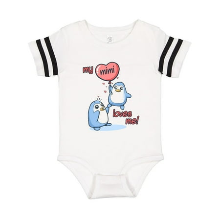 

Inktastic My Mimi Loves Me Gift Baby Boy or Baby Girl Bodysuit
