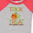 thumbnail image 4 of Inktastic Trick or Treat Now Gimme Candy with Halloween Pumpkin Boys or Girls Baby Bodysuit, 4 of 5