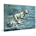 thumbnail image 2 of Marmont Hill Dog Splashing Canvas Wall Art, 2 of 7