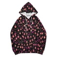 thumbnail image 4 of Enjoytime Halloween Hoodie for Women Ghost Printed Long Sleeve Sweatshirt Fall Fashion Cute Vintage Pullover Tops, 4 of 6