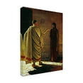 thumbnail image 3 of Trademark Fine Art Nikolai Ge What Is Truth (Christ And Pilate) Canvas Wall Art - 14x19, 3 of 5