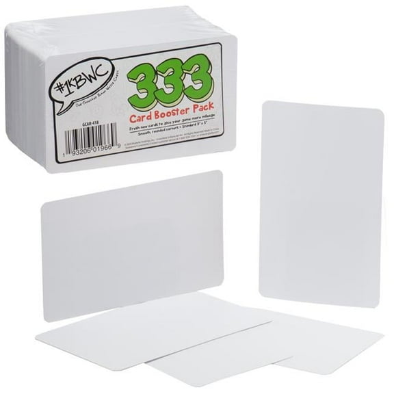 Brybelly  3 x 5 in. No. 1KBWC One Thousand Blank White Cards Booster Pack
