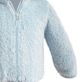thumbnail image 5 of hengsof Bear Ears Shape Fleece Warm Hoodies Clothes Toddler Zip-up Light Jacket Fall Winter Sweatshirt Outwear for Baby, 5 of 5
