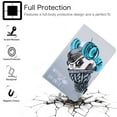 thumbnail image 5 of Allytech Galaxy Tab A 10.1" 2016 Case T580 T585, Slim Fit PU Leather Shockproof Lightweight Kickstand Auto Sleep Wake Folio Flip Case Cover Samsung Galaxy Tab A 10.1" T580, Music Cat, 5 of 7