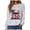 Light Gray, variant on Leey-World 250 Years of Freedom 1776 2026 July 4th 250th Birthday T-Shirt Patriotic Tops for Women(Pink,L)