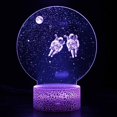 thumbnail image 1 of Luz nocturna Aastronautas LED 3D que cambia de color para niños, 1 of 1