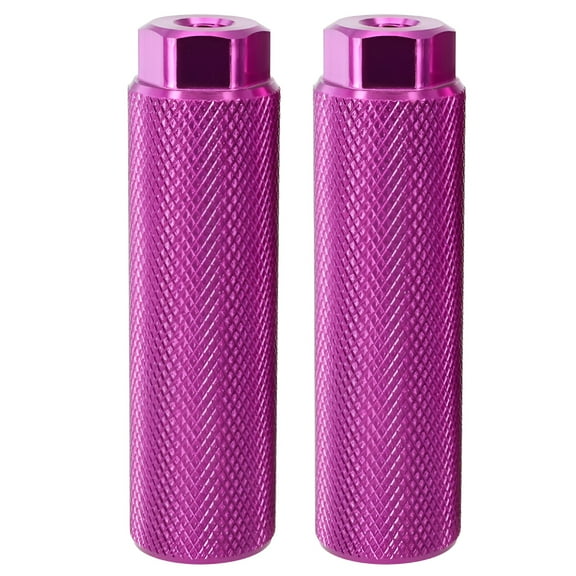 MELIVO Bike Pegs Aluminum Alloy Anti Skid Lead Foot for BMX Bike Fit 3/8 inch Axles