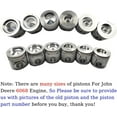 thumbnail image 4 of 6068 Overhaul Rebuild Kit (No cylinder liner and valve) For John Deere 4045 6068 Engine 6068D 6068T 6068H Combustion Chamber 78mm RE521616, 4 of 9