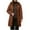 Brown, variant on Coorders Women's Heavyweight Winter Jackets with Hooded, Womens Oversized Fleece Lined Winter Parka, Outwear Puffer Jacket Coat ,Women's Plus Orange,Size M