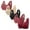 Wine, variant on yievot 5 Pack Front Closure Bras for Womens Bras Front Snaps Seniors Snap Front Bra Older Women Comfort Everyday Bras Wireless Push Up Bra