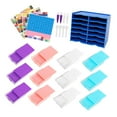 thumbnail image 4 of jifeng 12 Pcs Plateau de Rangement pour Perles Diamant Plateau de Rangement pour Peintures Diamant 5D Support Bleu, 4 of 9