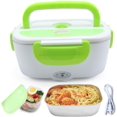 thumbnail image 1 of Electric Warming Lunch Box Food Heater 1.5l 110v Home-use Plug In Lunch Warmer Portable Bento Box Lunch Heater With Removable 304 Stainless Steel Cont, 1 of 4