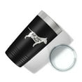 thumbnail image 5 of Bull Terrier Mom Tumbler Dog Travel Mug Gift Insulated Laser Engraved Coffee Cup 20 oz Black, 5 of 5