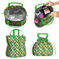 thumbnail image 2 of Colorful Cartoon Dinosaurs FlyingReptiles Pattern Drawstring Lunch Bag Women - Drawstring Lunch Bag Insulated for Work Office - Stain-Resistant Large Lunchbags for Women with Multi-Pockets, 2 of 6