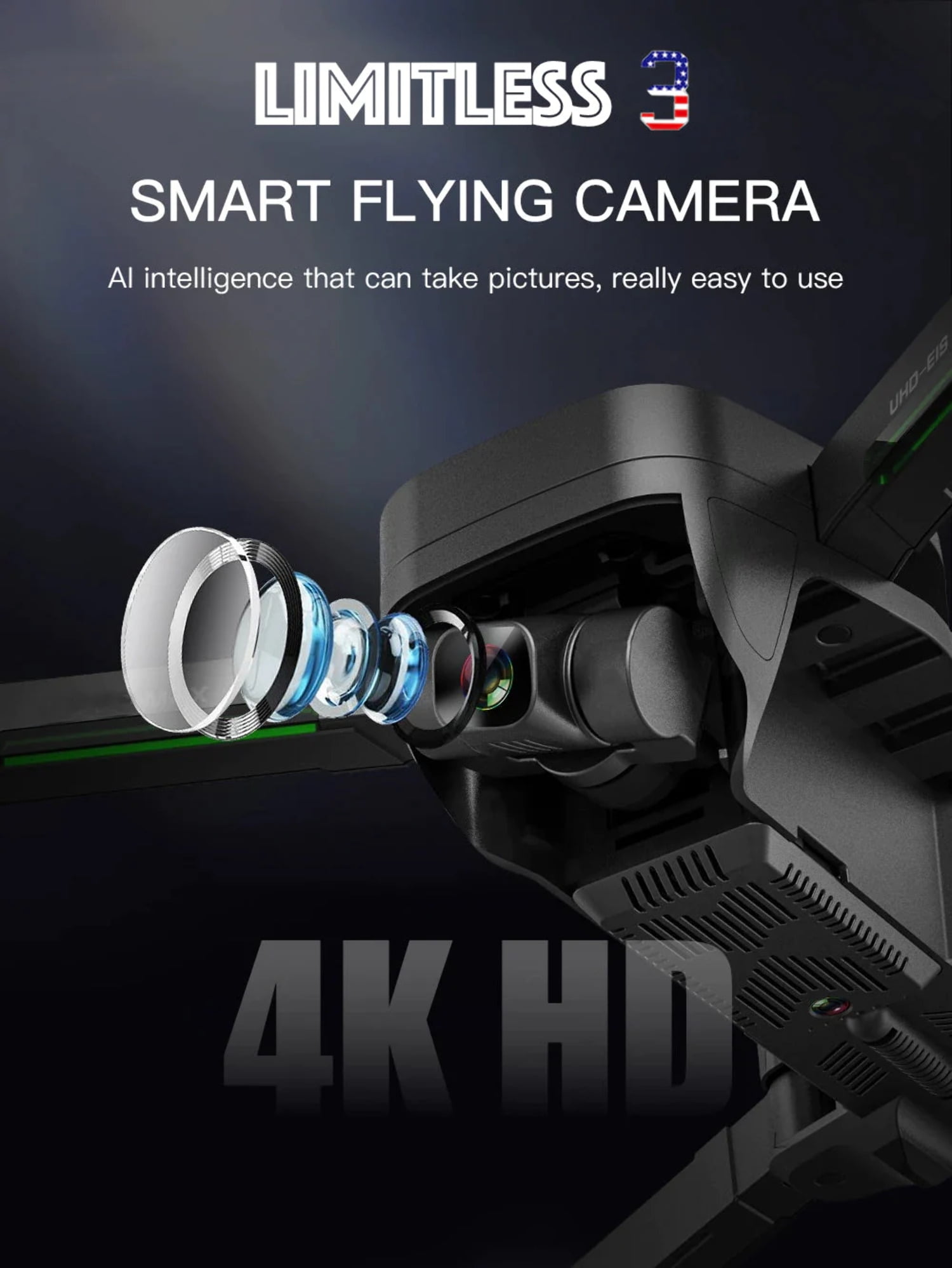 Drone-Clone X Obstacle Detection Pro Aerial Drones w/ Accessories Included