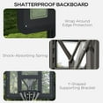 thumbnail image 5 of Outdoor Basketball Hoops Soozier Portable Basketball Hoop, 7.7-10' Height Adjustable Basketball Goal with 43" Shatterproof Backboard, Wheels, and Fillable Base for Teenagers, Youth, Adults,Indoor Bas, 5 of 9