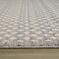 thumbnail image 3 of Rug Branch Modern Moroccan Geometric Grey Beige Indoor Runner Rug - 2x8, 3 of 5