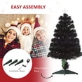 thumbnail image 6 of HOMCOM Artificial Tree Multi-Colored Pre-Lit Holiday Christmas Decoration, 6 of 9