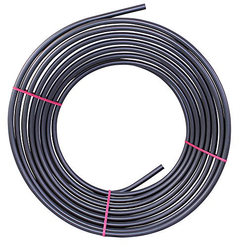 4LifetimeLines 3/8" x 25' PVFcoated Steel Brake Line Tubing Coil
