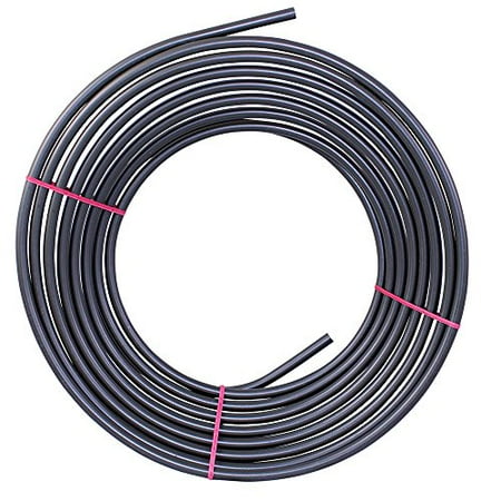 Steel Rectangle Tubing - 25 ft 3/8 in - PVF-coated Steel Brake Line Tubing Coil