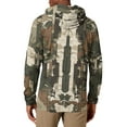 thumbnail image 4 of Men’s Camouflage Pullover Hoodie With Adjustable Drawstring Lightweight Soft Fleece Sweatshirt For Outdoor Activities,Size M-3XL, 4 of 6