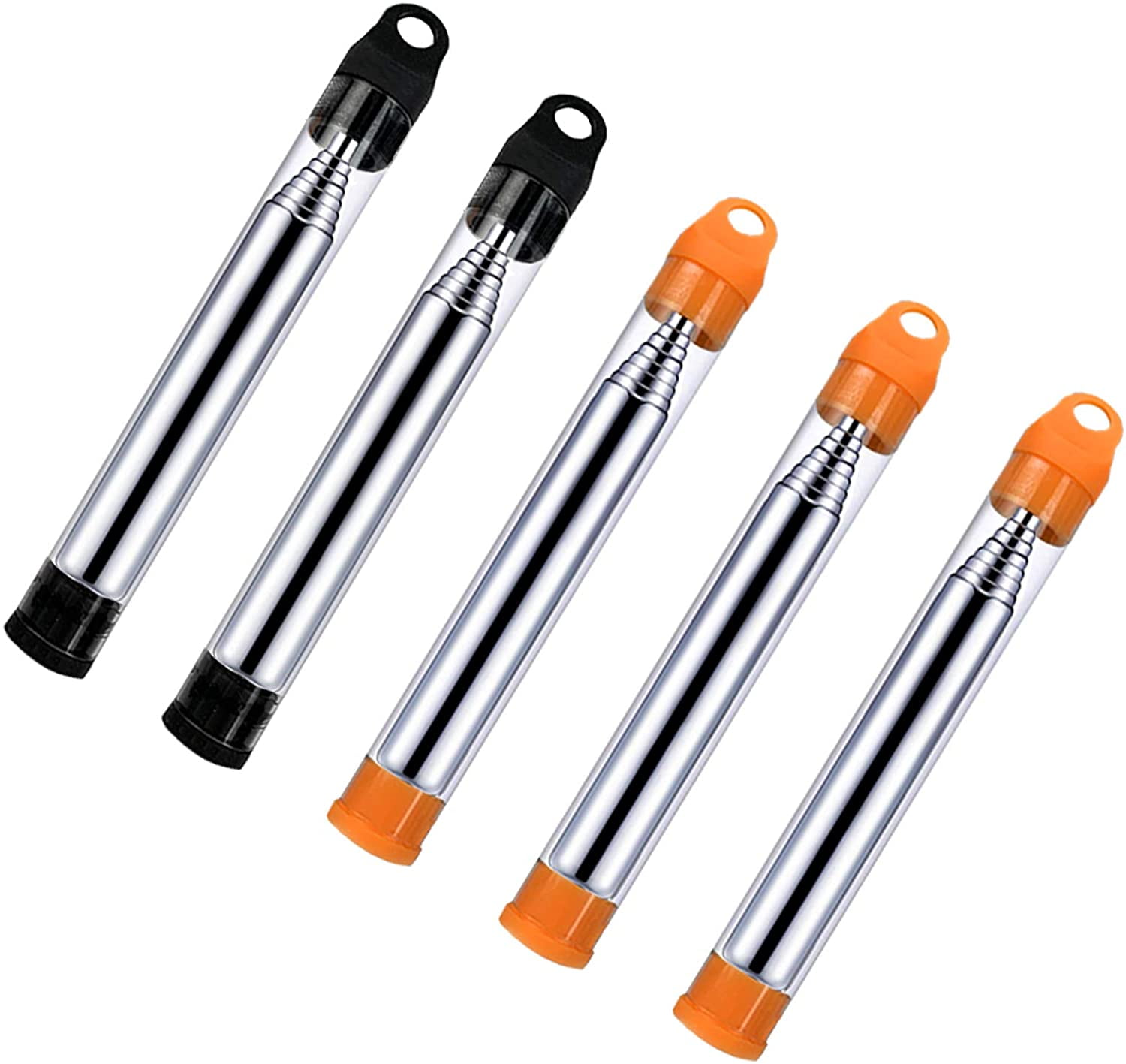 Pocket Size Fire Bellows Gear, Collapsible Fire Blower Pipe Campfire