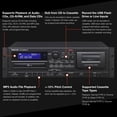 thumbnail image 3 of Grabador de cassette/CD/USB MP3 con montaje en rack Tascam CD-A580, 3 of 7