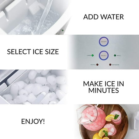Igloo - 33-Pound Automatic Portable Countertop Ice Maker Machine
