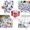 thumbnail image 3 of Butterflies Throw Blanket Lightweight Warm Flannel Fleece Blankets Cozy Soft Air Conditioning Blanket Gift for Women Men Girls Boys 50"x40", 3 of 6